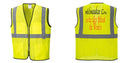 Custom Lightweight High Visibility Yellow Tampa Mesh Vest