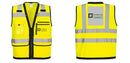 Custom Heavy Duty Hi-Vis Surveyor Vest