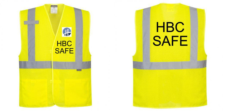 Custom Class 2 High Visibility Economy Reflective MESH Safety Vest