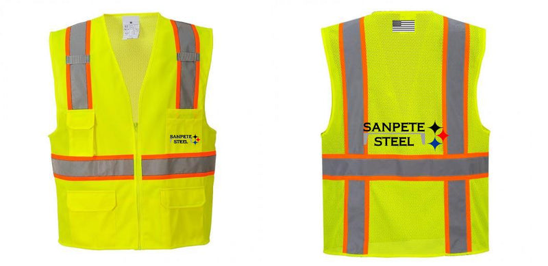 Class 2 Safety Vest with Cooling Mesh Back