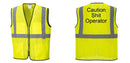 Custom Lightweight High Visibility Yellow Tampa Mesh Vest