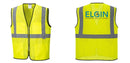 Custom Lightweight High Visibility Yellow Tampa Mesh Vest