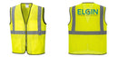 Custom Lightweight High Visibility Yellow Tampa Mesh Vest