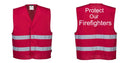 Custom RED MeshAir Reflective Events Safety Vest