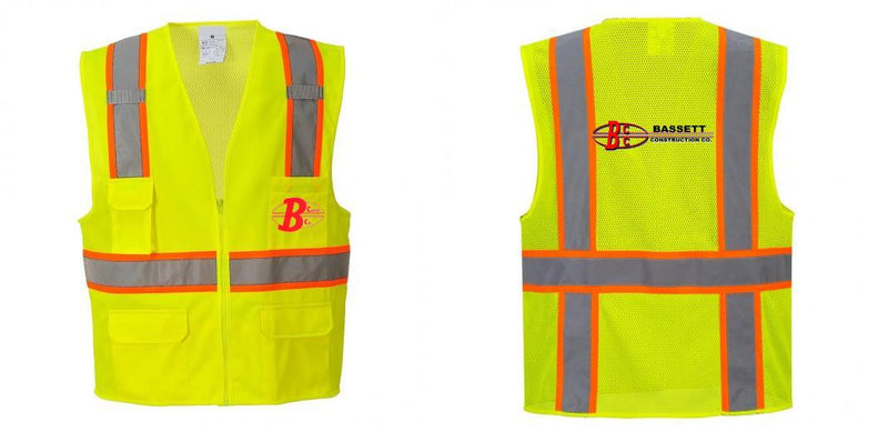 Class 2 Safety Vest with Cooling Mesh Back