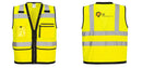 Custom Heavy Duty Hi-Vis Surveyor Vest