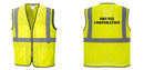 Custom Lightweight High Visibility Yellow Tampa Mesh Vest
