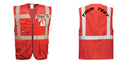 Custom RED Professional Executive Style Safety Vest