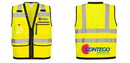 Custom Heavy Duty Hi-Vis Surveyor Vest