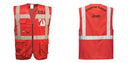 Custom RED Professional Executive Style Safety Vest