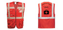 Custom RED Professional Executive Style Safety Vest