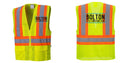 Custom Contrast High Visibility Full Mesh Yellow Safety Vest