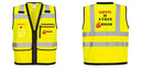 Custom Heavy Duty Hi-Vis Surveyor Vest