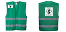 Custom Green Safety Vest Reflective Hi Vis Work and Event Style Vest