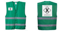 Custom Green Safety Vest Reflective Hi Vis Work and Event Style Vest