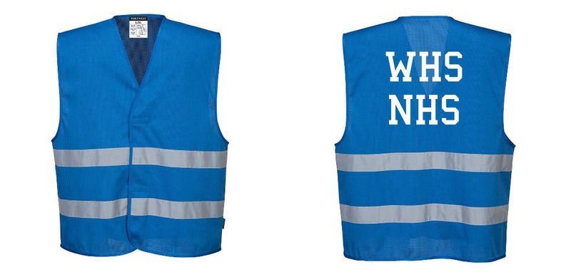 Custom Royal Blue MeshAir Reflective Events Safety Vest