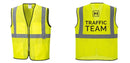 Custom Lightweight High Visibility Yellow Tampa Mesh Vest