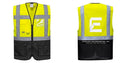 Custom Warsaw Yellow and Black Professional Style Safety Vest