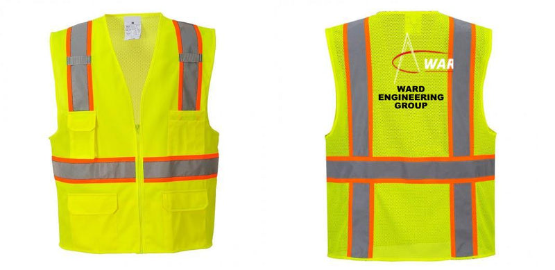 Class 2 Safety Vest with Cooling Mesh Back