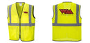 Custom Lightweight High Visibility Yellow Tampa Mesh Vest
