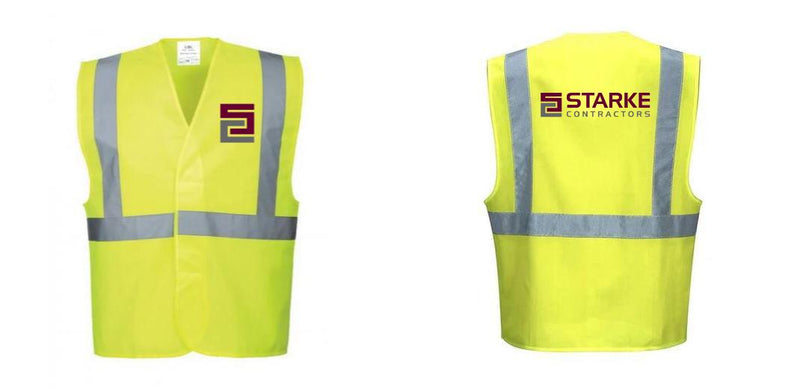 Custom Class 2 Yellow Reflective Safety Vest