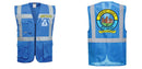Custom ROYAL BLUE Professional Executive Style Safety Vest