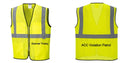 Custom Lightweight High Visibility Yellow Tampa Mesh Vest