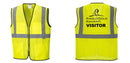 Custom Lightweight High Visibility Yellow Tampa Mesh Vest