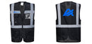 Custom Black Professional Executive Style Safety Vest