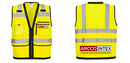 Custom Heavy Duty Hi-Vis Surveyor Vest