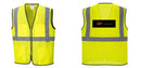 Custom Lightweight High Visibility Yellow Tampa Mesh Vest