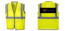 Custom Lightweight High Visibility Yellow Tampa Mesh Vest