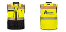 Custom Premium Two-toned Surveyor Safety Vest with Segmented Tape
