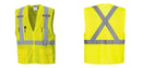 Custom Hi-Vis YELLOW Mesh X Back Executive Vest