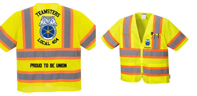 Custom Class 3 Yellow Safety Vest Sleeved Hi-Vis with Pockets