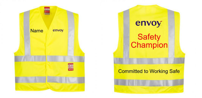 Custom Hi-Vis Flame Resistant Lightweight Safety Vest