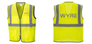 Custom Lightweight High Visibility Yellow Tampa Mesh Vest