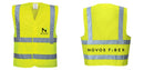 Custom Logo Reflective Yellow Safety Vest - ANSI Class 2