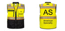 Custom Premium Two-toned Surveyor Safety Vest with Segmented Tape