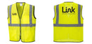 Custom Lightweight High Visibility Yellow Tampa Mesh Vest