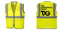 Custom Lightweight High Visibility Yellow Tampa Mesh Vest