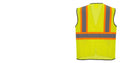 Custom Yellow Mesh Class 2 Reflective Safety Vest with Pockets