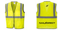 Custom Lightweight High Visibility Yellow Tampa Mesh Vest
