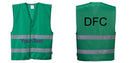 Custom Green Safety Vest Reflective Hi Vis Work and Event Style Vest