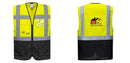 Warsaw Yellow and Black Professional Executive Style Safety Vest