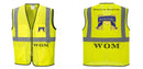 Custom Lightweight High Visibility Yellow Tampa Mesh Vest