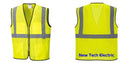 Custom Lightweight High Visibility Yellow Tampa Mesh Vest