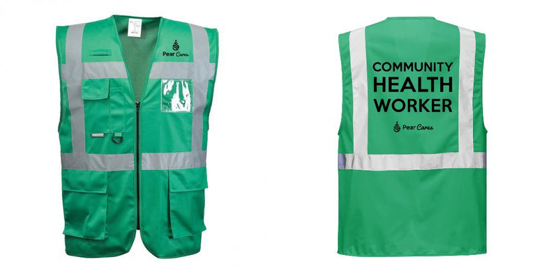 Custom GREEN Professional Executive Style Safety Vest