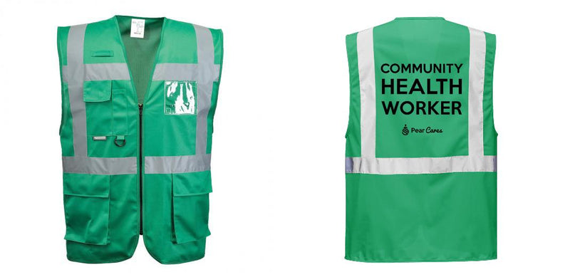 Custom GREEN Professional Executive Style Safety Vest