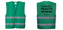 Green Safety Vest Reflective Hi Vis Work and Event Style Vest